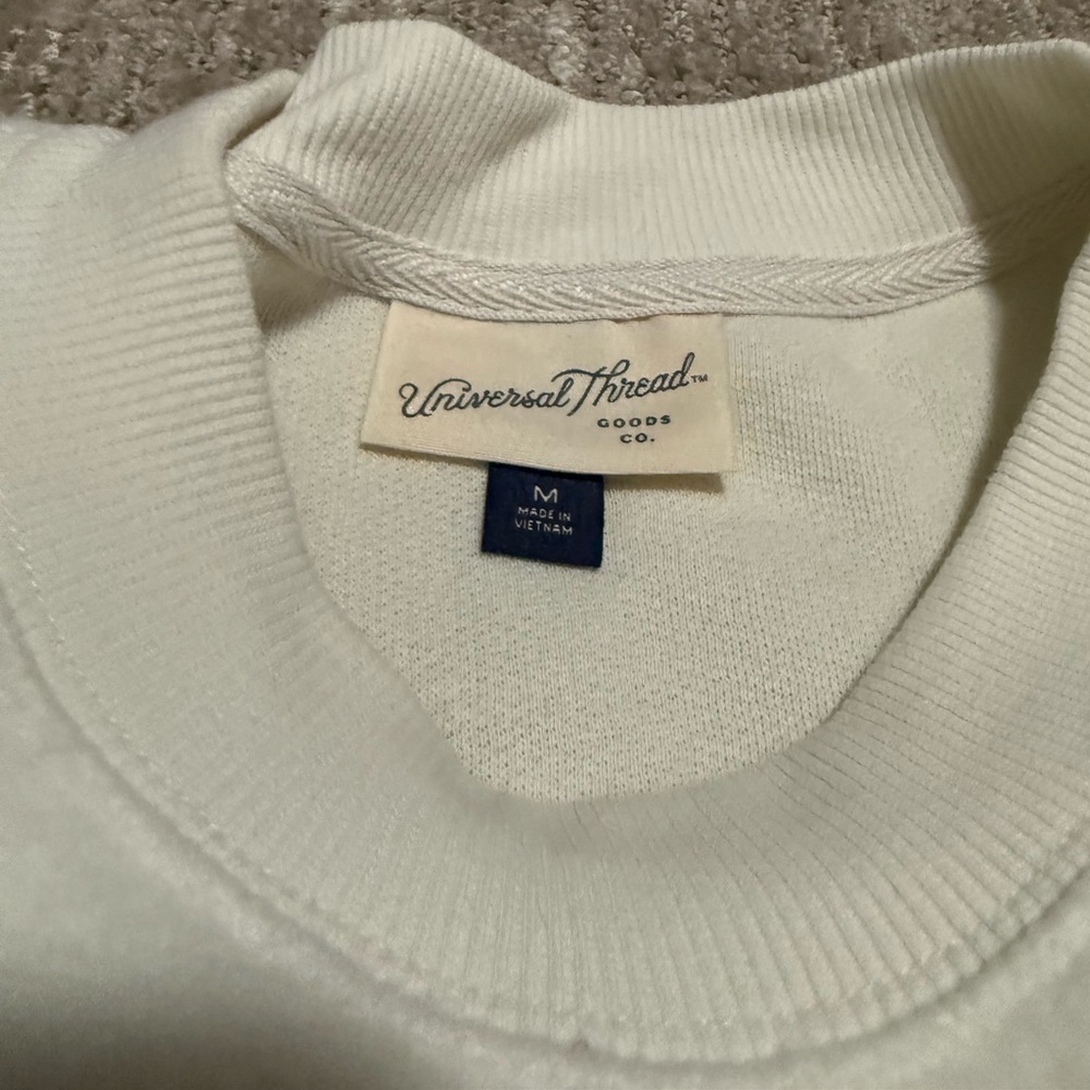 ⛷️ Aspen Colorado Cozy White Crewneck Sweatshirt M ⛷️ - Picture 3 of 3